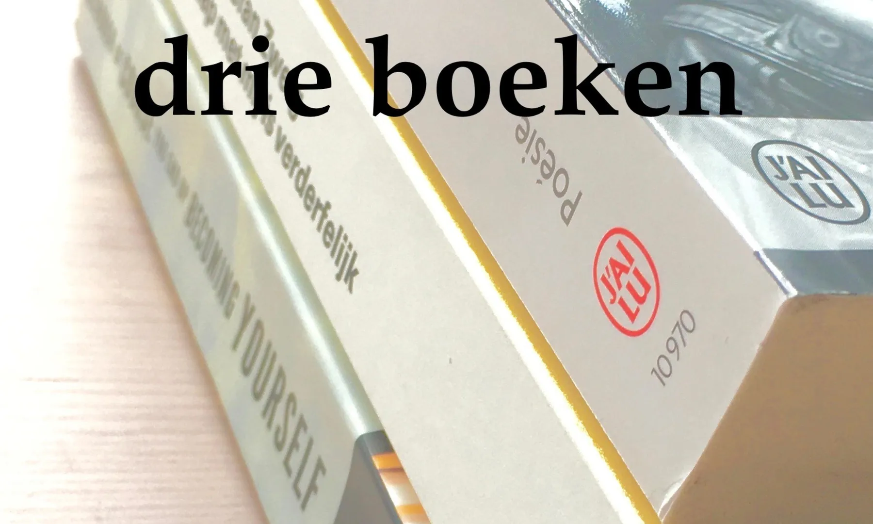 drie boeken
