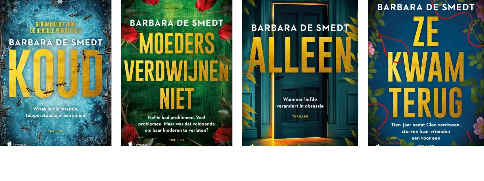 Thrillerreeks van Barbara De Smedt